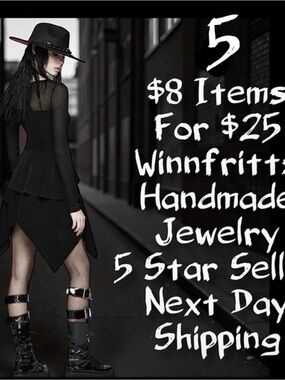 5 $8 Items For $25💫Lower Shipping Now! Winnfritt’s Handmade Jewelry💫